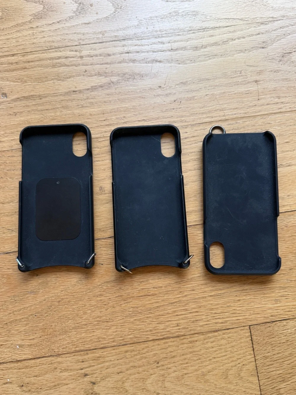 Bandolier Leather iPhone X/Xs Case Trio - Black & Green - one rare lariat style